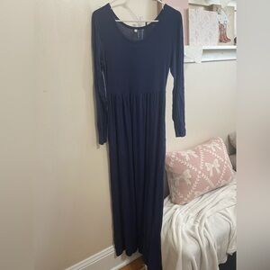 Navy Blue Maxi Dress!!